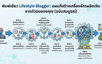 Lifestyle Blogger Blueprint: แผนที่สร้าง “เครื่องจักรผลิตเงิน” จากตัวตนของคุณ (ฉบับสมบูรณ์)
