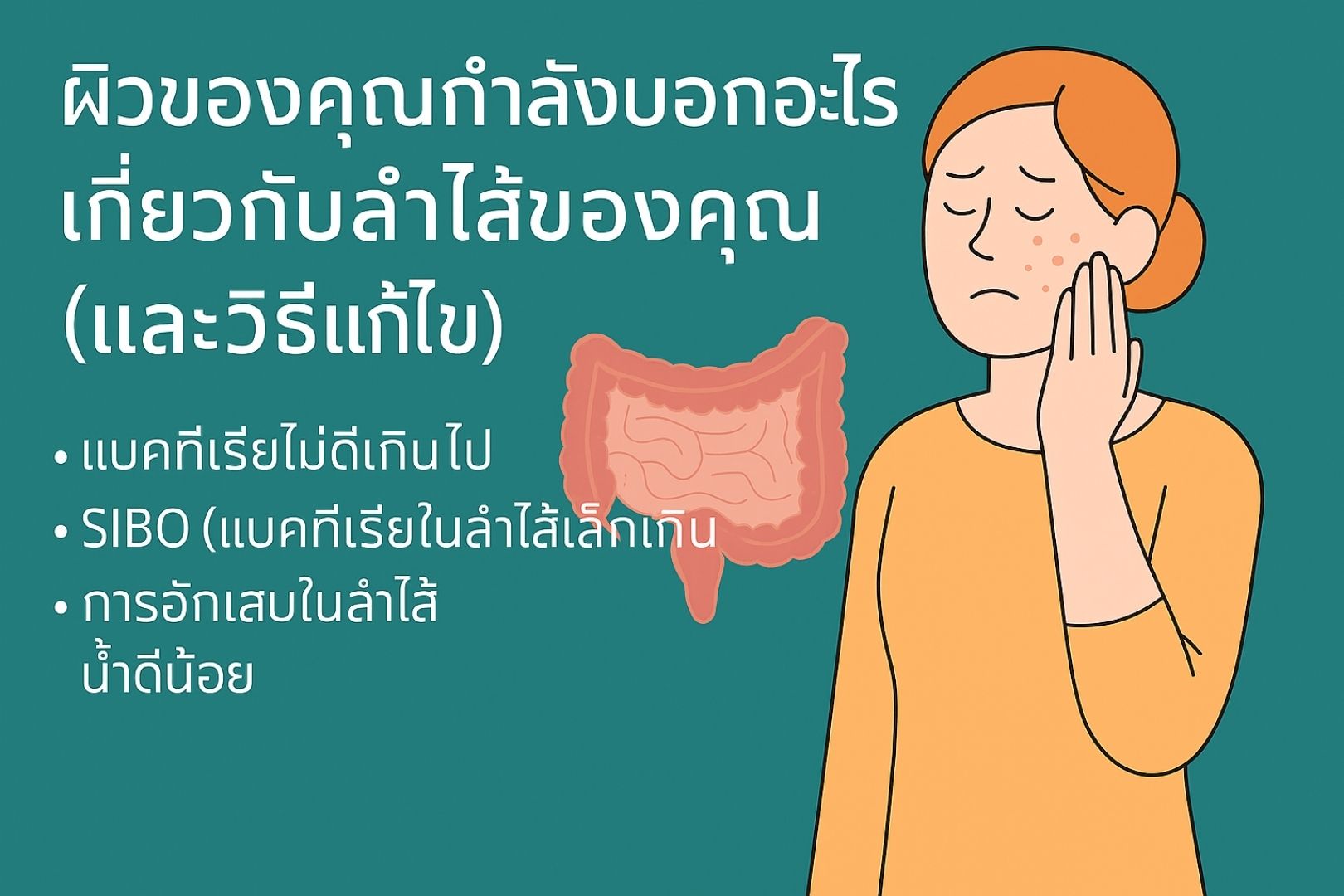 ผิวกับลำไส้