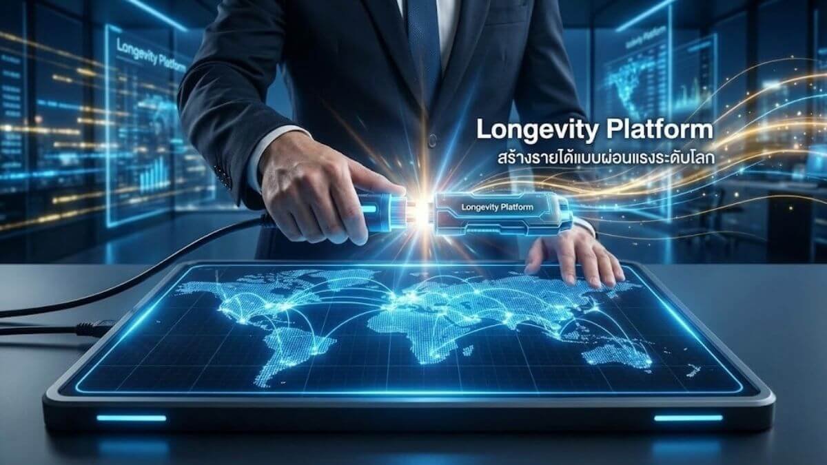 การเชื่อมต่อระบบ Longevity Platform เข้ากับธุรกิจเดิม เพื่อสร้าง Passive Income และขยายตลาดระดับโลก