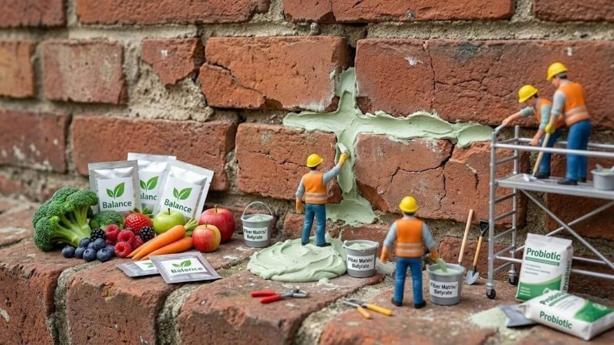 วิธีซ่อมผนังลำไส้รั่วด้วยการเติม Fiber Matrix และ Prebiotics เพื่อสร้าง Butyrate ช่วยสมานแผลในลำไส้